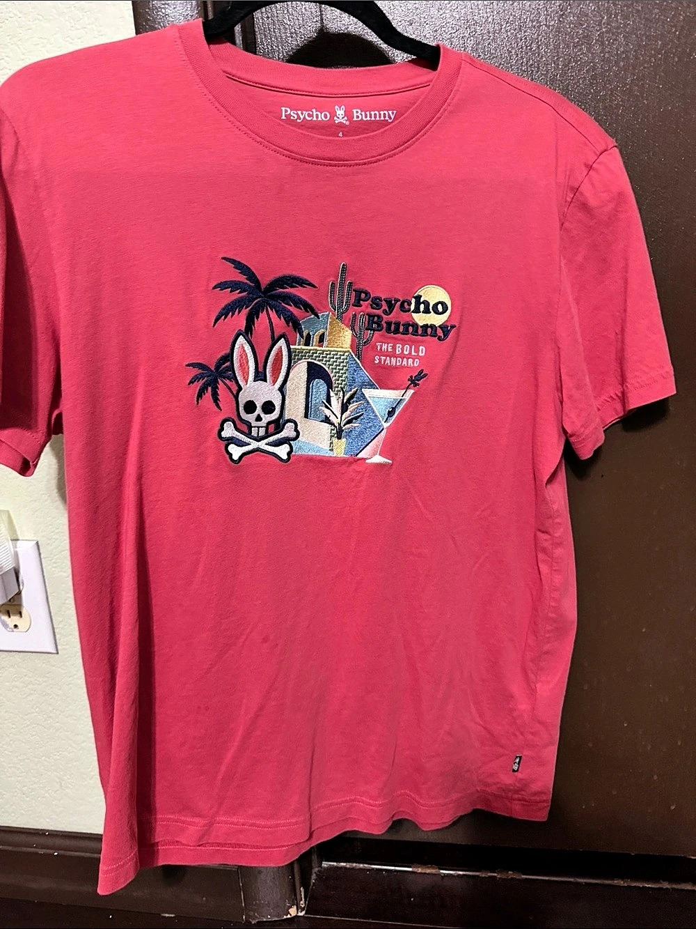 Psycho Bunny Pima Cotton Graphic Tee Size 4 Like New